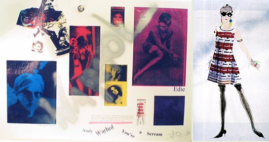 andy warhol mood board